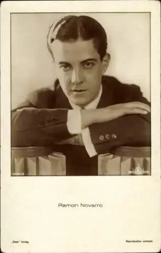 Ak Schauspieler Ramon Novarro, Portrait