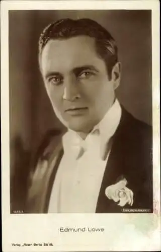 Ak Schauspieler Edmund Lowe, Portrait