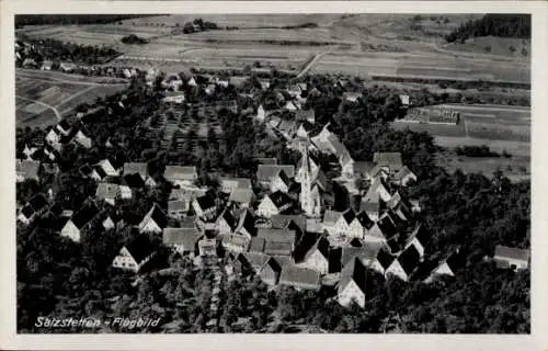 Ak Salzstetten Waldachtal im Schwarzwald, Fliegeraufnahme