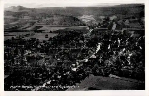 Ak Marktbergel Mittelfranken, Luftaufnahme