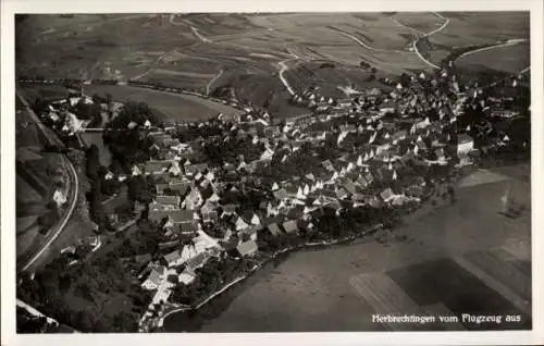 Ak Herbrechtingen in Württemberg, Eselsburger Tal, Steinerne Jungfrauen, Herbrechtingen vom Fl...