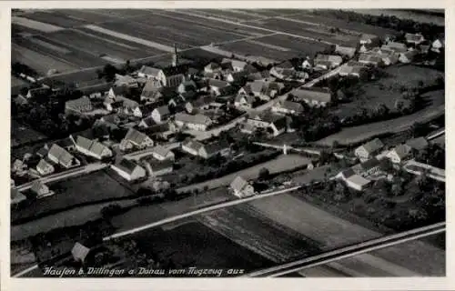 Ak Hausen im Tal Beuron an der Donau Württemberg, Fliegeraufnahme