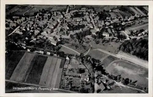 Ak Veilsdorf in Thüringen, Fliegeraufnahme