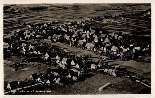 Ak Onolzheim Crailsheim in Württemberg, Fliegeraufnahme