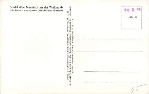 Ak Neustadt an der Waldnaab,  Luftbild