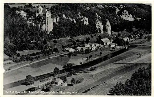 Ak Prunn Riedenburg in Niederbayern, Schloss Prunn, Altmühltal