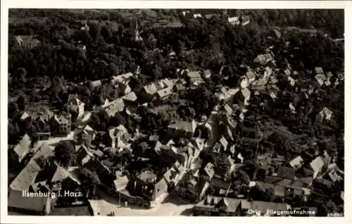 Ak Ilsenburg im Harz, Fliegeraufnahme