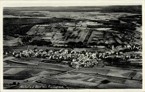 Ak Neuhof an der Zenn Mittelfranken, Neuhof a d Zenn vom Flugzeug aus