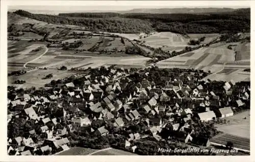 Ak Marktbergel Mittelfranken, Fliegeraufnahme