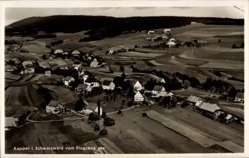 Ak Kappel Lenzkirch im Schwarzwald, Fliegeraufnahme