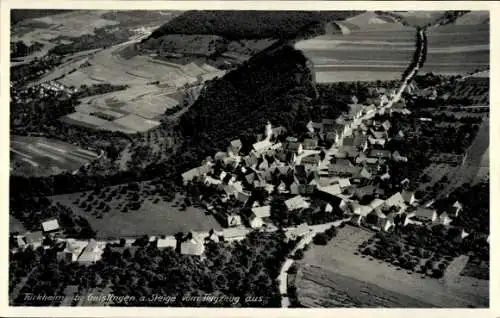 Ak Türkheim in Schwaben, Fliegeraufnahme