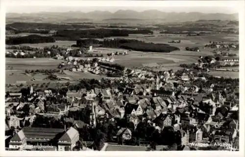 Ak Wangen im Allgäu,  Luftbildaufnahme