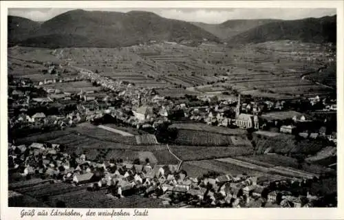 Ak Edenkoben an der Haardt Pfalz, Gruß aus  der weinfrohen Stadt