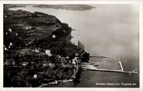 Ak Staad Konstanz am Bodensee, Fliegeraufnahme