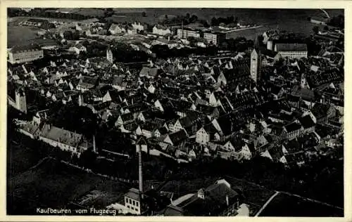 Ak Kaufbeuren an der Wertach in Schwaben, Fliegeraufnahme