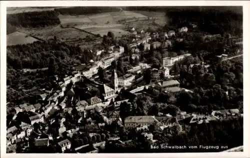 Ak Bad Schwalbach im Taunus, Bad Schwalbach vom Flugzeug aus