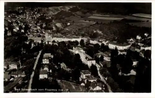 Ak Bad Schwalbach im Taunus, Bad Schwalbach vom Flugzeug aus