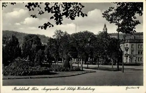 Ak Rudolstadt in Thüringen, Anger, Schloss Heidecksburg