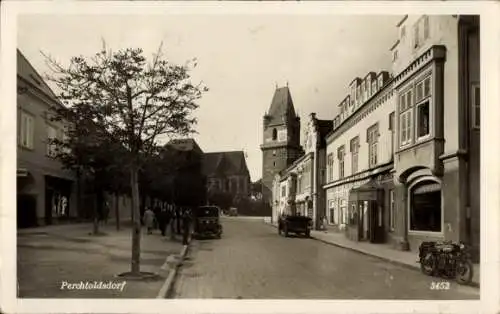 Ak Perchtoldsdorf in Niederösterreich, Blick auf den Markt