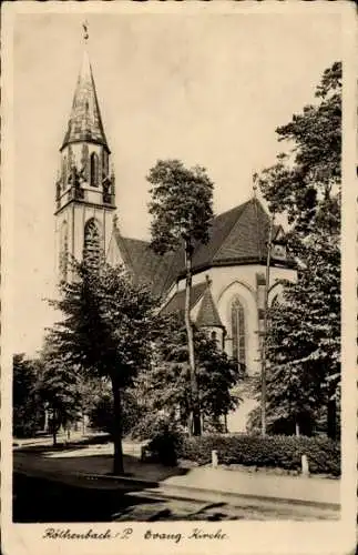 Ak Moritzberg Röthenbach an der Pegnitz,  Evang. Kirche