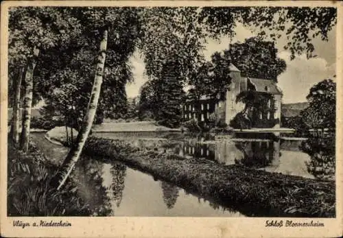 Ak Neukirchen Vluyn am Niederrhein, Schloss Bloemersheim