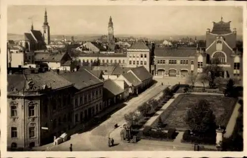 Ak Prostějov Proßnitz Region Olmütz, Teilansicht der Stadt