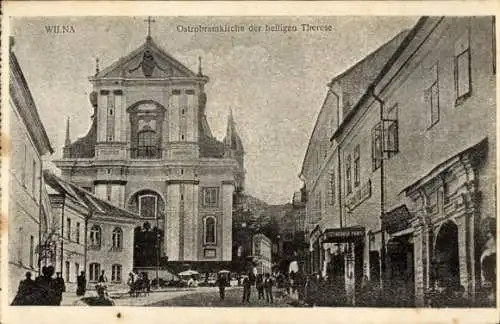 Ak Vilnius Wilna Litauen, Ostrobramkirche der heiligen Therese