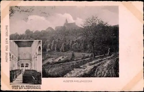 Ak Stadtoldendorf in Niedersachsen, Kloster Amelungsborn, Kircheninneres