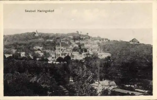 Ak Ostseebad Heringsdorf auf Usedom, Gesamtansicht des Ortes