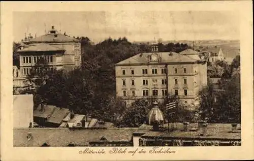 Ak Mittweida in Sachsen, Blick auf das Technikum, Stadtansicht