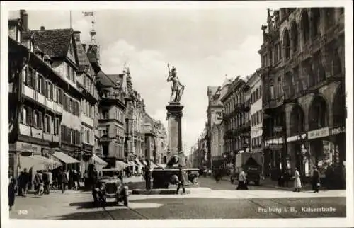 Ak Freiburg i. Breisgau, Kaiserstraße, Martin Braun