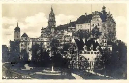 Ak Sigmaringen an der Donau Baden Württemberg, Blick zum Schloss