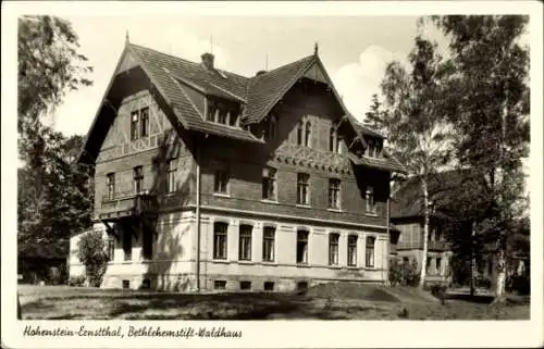 Ak Hohenstein Ernstthal Sachsen, Bethlehemstift Waldhaus