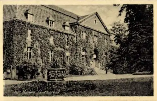 Ak Bad Muskau in der Oberlausitz, Seitenblick auf das Moorbad