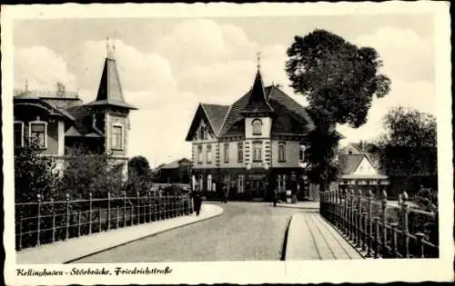 Ak Kellinghusen in Holstein, Storbrücke, Friedrichstraße