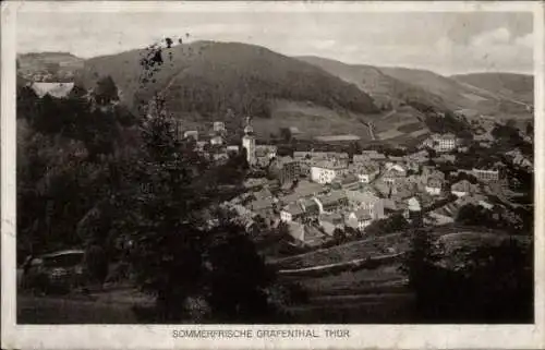 Ak Gräfenthal in Thüringen, Totalansicht