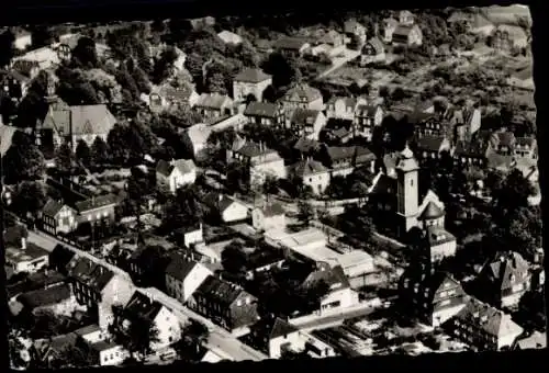 Ak Lüttringhausen Remscheid im Bergischen Land, Teilansicht, Luftbild, Charlotte v. Wimmer