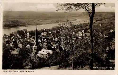 Ak Linz am Rhein, Panorama, Kirche