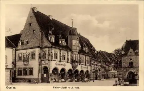 Ak Goslar am Harz, Kaiserworth, Hotel