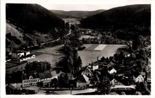 Ak Ohrdruf in Thüringen, Luisenthal Stutzhaus, Blick v. d. Gothaer Vereinshütte