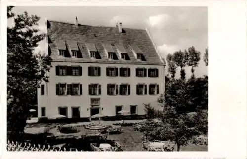 Ak Kochendorf Bad Friedrichshall in Württemberg, Gasthof Hotel Schloss Lehen, Restaurant