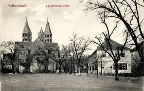 Ak Halberstadt in Sachsen Anhalt, Liebfrauenkirche