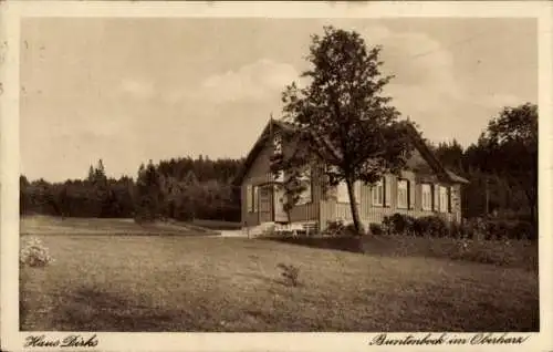 Ak Buntenbock Clausthal Zellerfeld im Oberharz, Blick auf das Haus Dirks