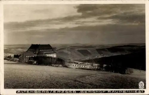 Ak Altenberg im Erzgebirge, Berghof Raupennest