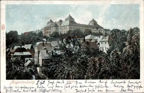 Ak Augustusburg im Erzgebirge, Schloss Augustusburg