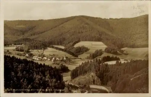 Ak Schwarzenberg im Murgtal Baiersbronn im Schwarzwald, Panorama