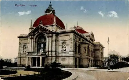 Ak Hansestadt Rostock, Theater