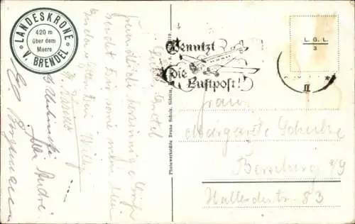Ak Görlitz in der Lausitz, Landeskrone, Straßenbahn, Straßenpartie