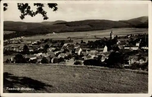 Ak Tambach Dietharz in Thüringen, Gesamtansicht