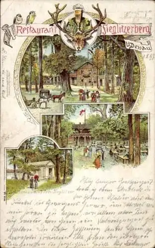 Litho Vockerode Oranienbaum Wörlitz Sachsen Anhalt, Restaurant Sieglitzer Berg